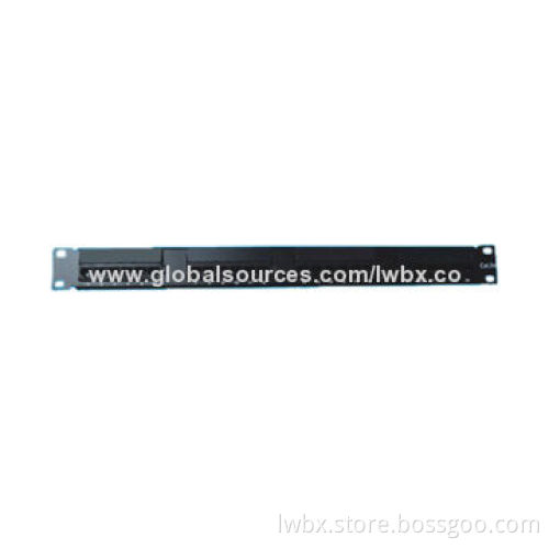 24/48 port 19" Krone&110 Dual IDC Cat5e/6 patch panel